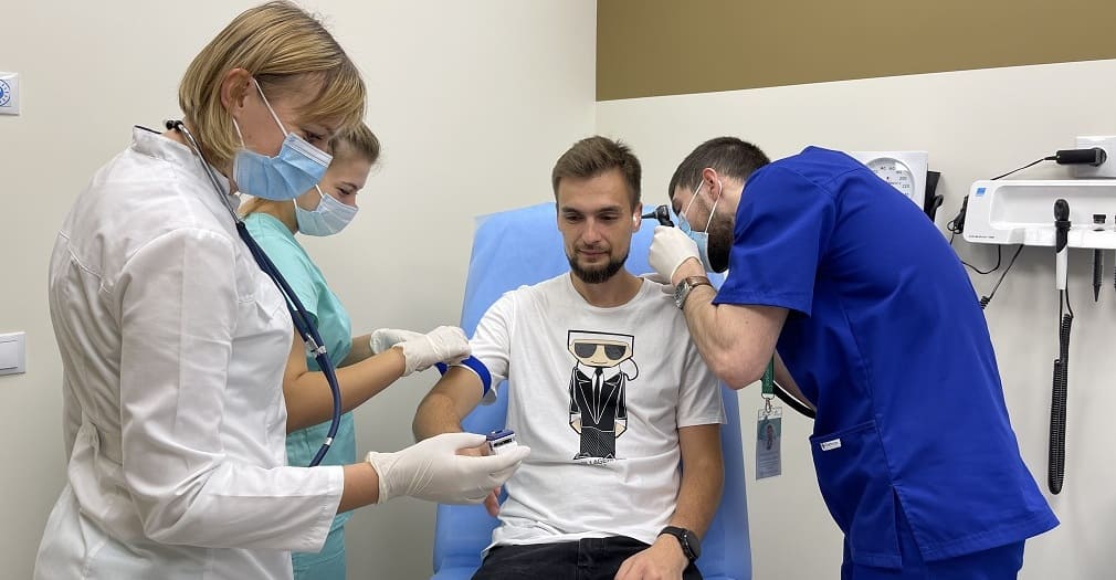 Обстеження пацієнта з ГРВІ