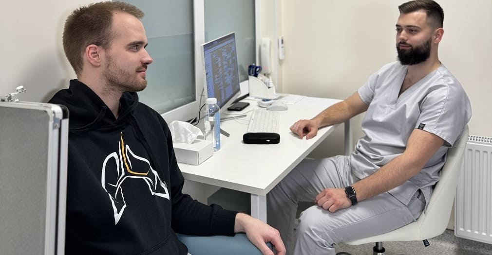 Пацієнт з показаннями до спірометрії