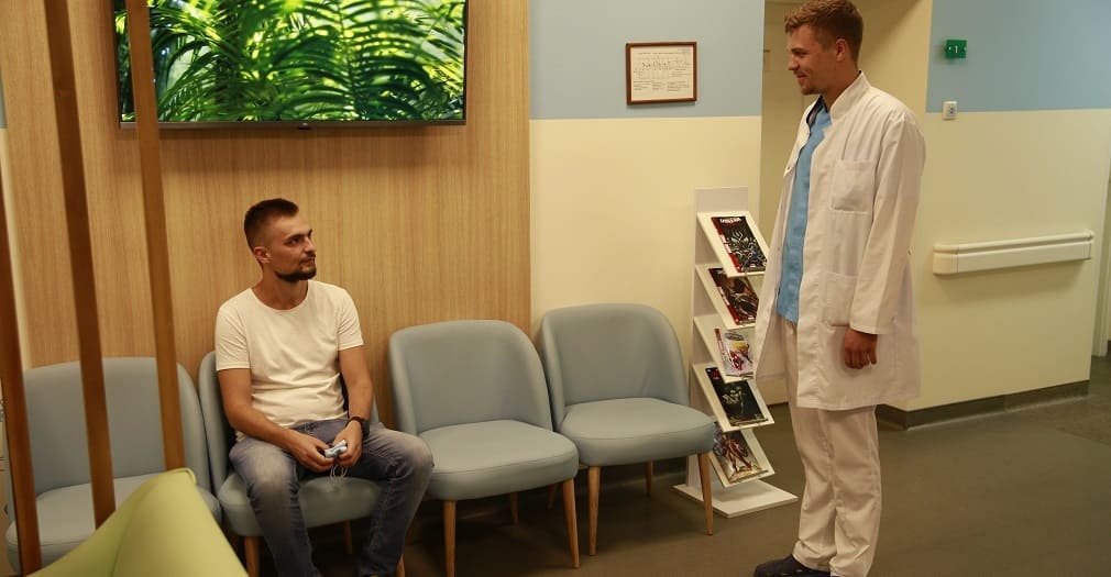 Мужчина с циститом обратился в клинику
